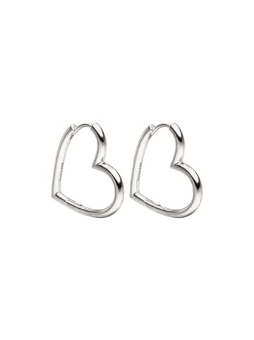 PURELEI Creolen Hearts Silber