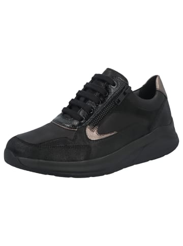 Solidus Damen- Schnürschuhe Kitty Weite H+K in Schwarz