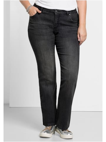 sheego Jeans in black Denim