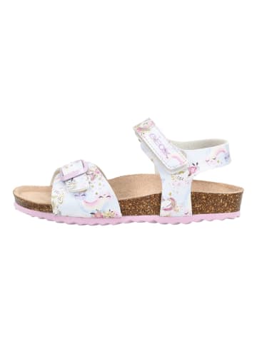 Geox Sandalen in Weiß/Pink