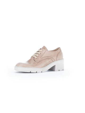 Gabor Fashion Schnürschuh in Beige