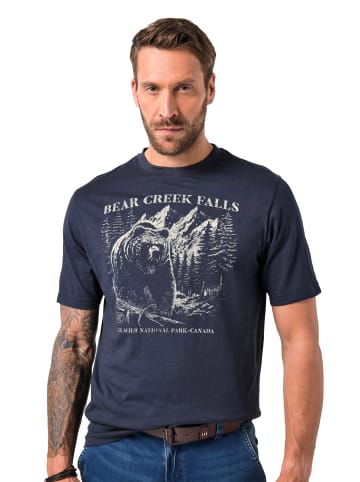 JP1880 Kurzarm T-Shirt in navy blau