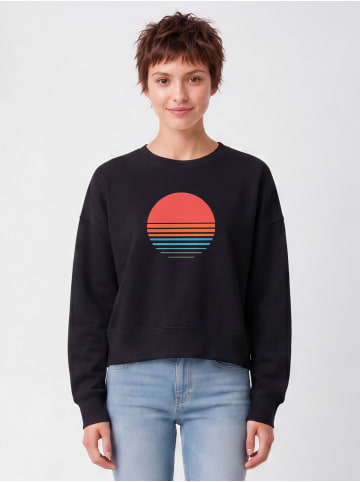 wat? Apparel Sweatshirt Abstract 03 in Schwarz