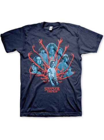 Stranger Things T-Shirt in Blau