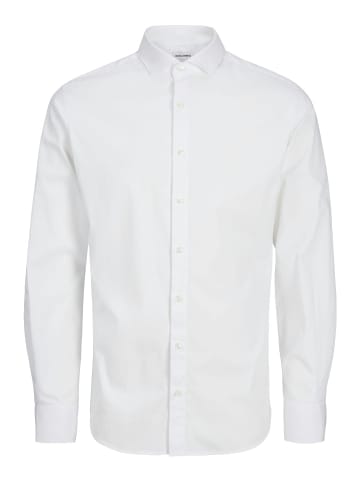 JACK & JONES Junior Anzughemd JJEAXON STRETCH SHIRT LS JNR in white