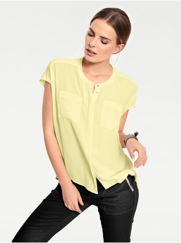 Heine Oversized Bluse in pastellgelb