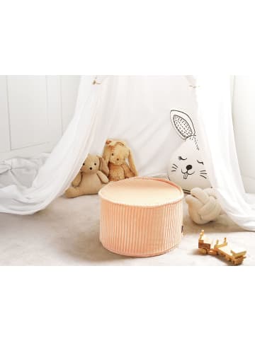 Beliani Pouf ZIKRIA in Rosa - (W) 40 x (H) 25 x (L) 40 cm