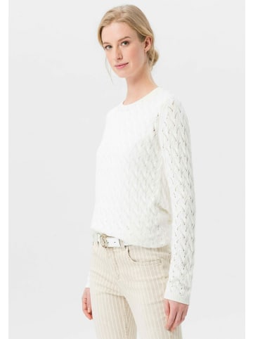 UTA RAASCH Rundhals-Pullover Sweater in offwhite