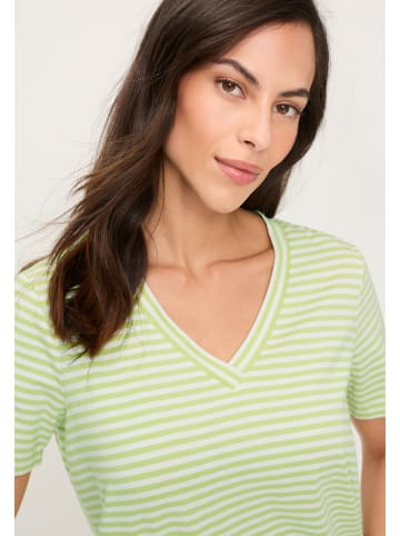 Olsen T-Shirt Clara in limone weiß - 0001