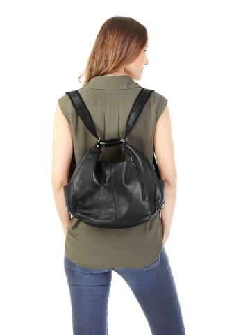 Cluty Rucksack-Shopper in schwarz