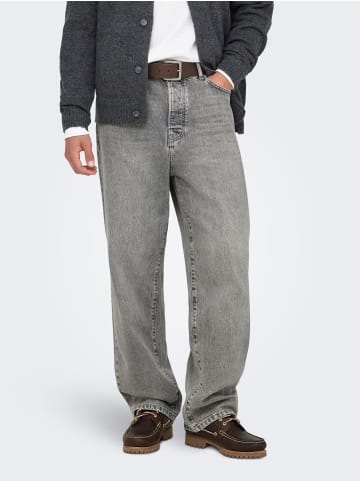 ONLY & SONS Locker geschnitten in Medium Grey Denim