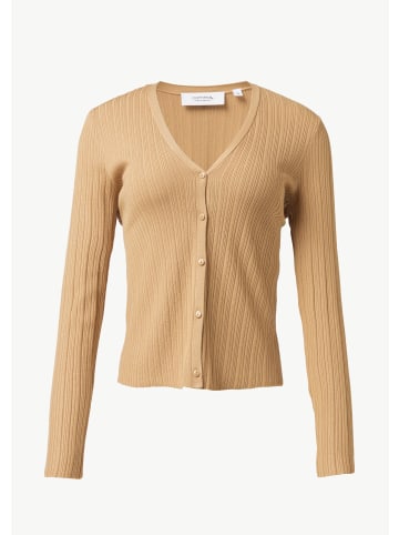 comma CI Strickjacke langarm in Braun
