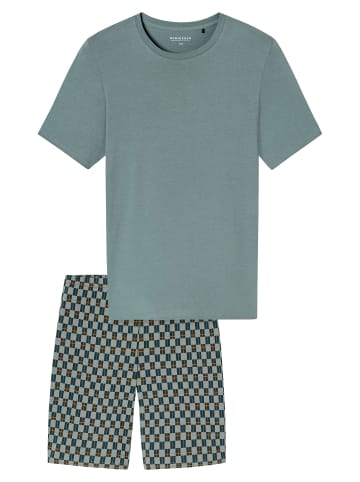 Schiesser Pyjama Casual Essentials in mineral