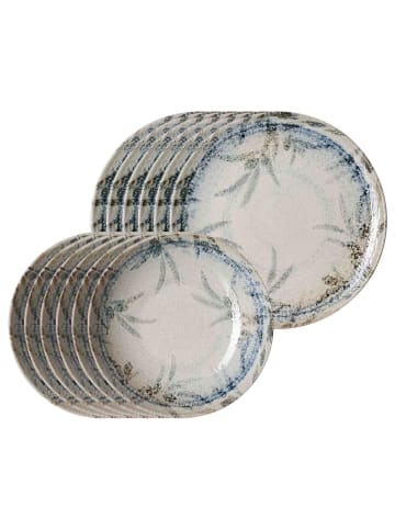 Ritzenhoff & Breker 12er Set Tafelservice Todi in blau