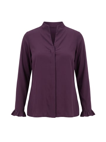 Ulla Popken Bluse in dunkle pflaume