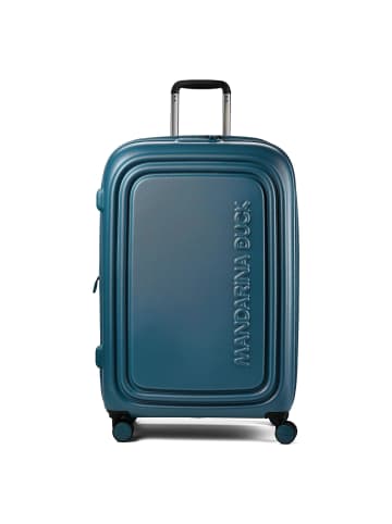 Mandarina Duck Logoduck + 4 Rollen Trolley L 75 cm tailor blue