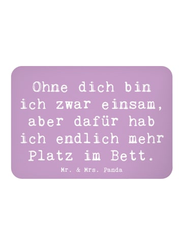 Mr. & Mrs. Panda magnet Spruch Liebeskummer Platz im Bett mit Sp... in Lavendeltraum