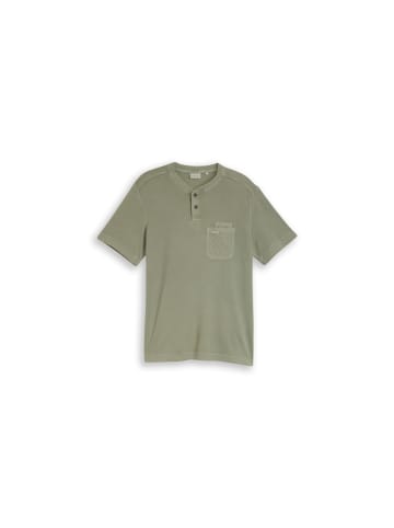 Tom Tailor T-Shirt in greyish shadow olive