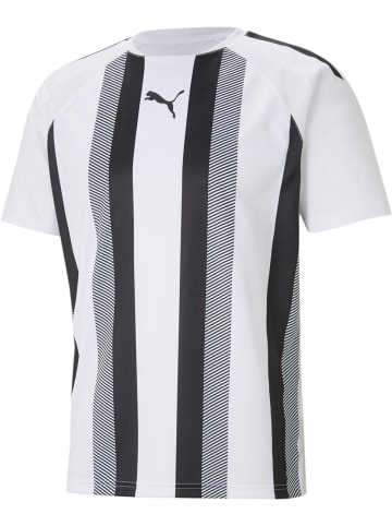 Puma Sportshirt "TeamLIGA Striped Jersey" in Weiß