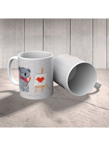 Mr. & Mrs. Panda Kinderpott Koala Künstler ohne Spruch in Grau Pastell