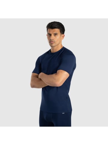 SMILODOX T-Shirt Zeyn in Marineblau
