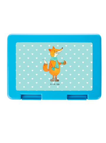 Mr. & Mrs. Panda Bentobox Fuchs Keks ohne Spruch in Türkis Pastell