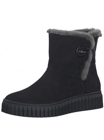 s.Oliver Kurzstiefel  in Schwarz