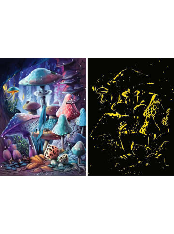 Ravensburger Puzzle 500 Teile Erwachsenenpuzzle 500 Teile - Pilze im Mondschein Ab 12 Jahre in bunt
