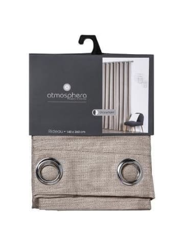 Atmosphera Créateur d'intérieur Vorhang in beige