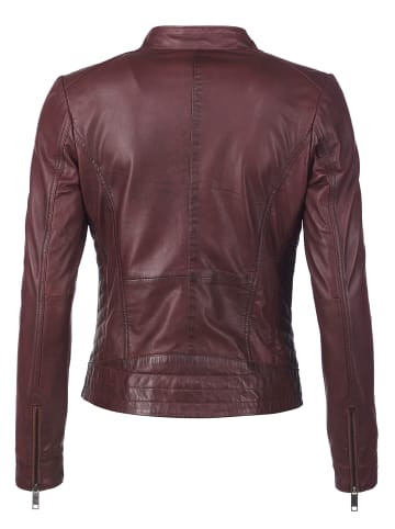 Maze Lederjacke Sally in mahagony