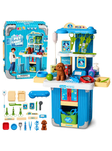 Wisam Tierarztkoffer Hundepflege-Set Braun Zubehör