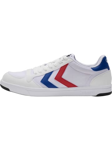 Hummel Schnürsenkel Sneaker Stadil Light Damen in WHITE/BLUE/RED