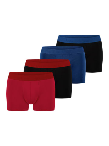 Bruno Banani Retro Short / Pant Flowing in Rot / dunkelblau