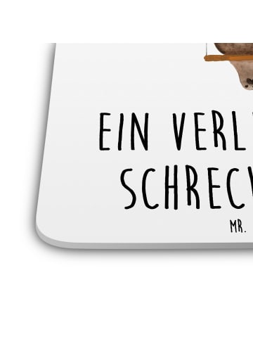 Mr. & Mrs. Panda Gläseruntersetzer Bär Schaukel mit Spruch in Weiß