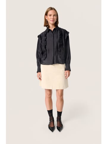 Soaked in Luxury Langarm - Hemd SLKarolina in Black