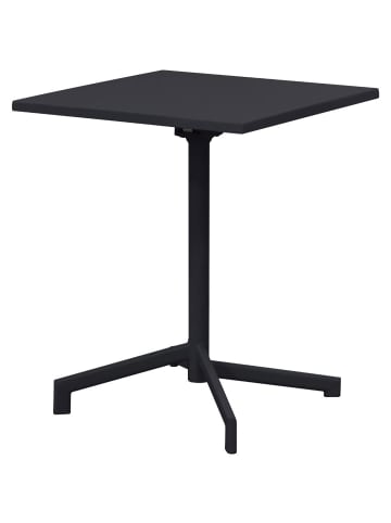 ebuy24 Cafetisch Adam Schwarz 60 x 60 cm