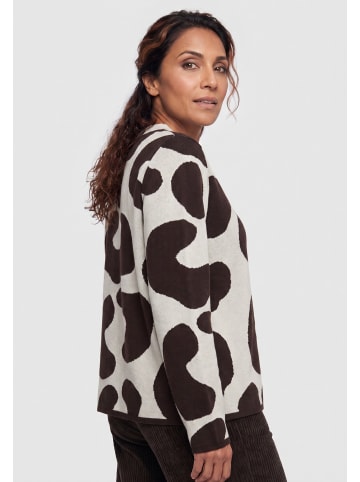 Olsen Strickpullover in Almond Beige Melange
