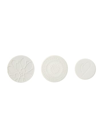 Villeroy & Boch 3er Set Magnete It‘s My Home weiß in weiß