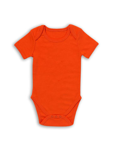 Schlummersack Bio Baby-Bodys kurzarm 5er-Pack in Hellblau-Rot