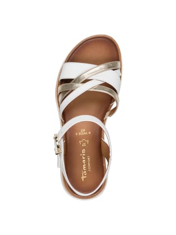 Tamaris WIDE FIT Sandale in WHITE COMB