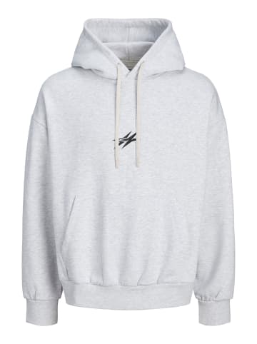 Jack & Jones Kapuzenpullover in White Melange