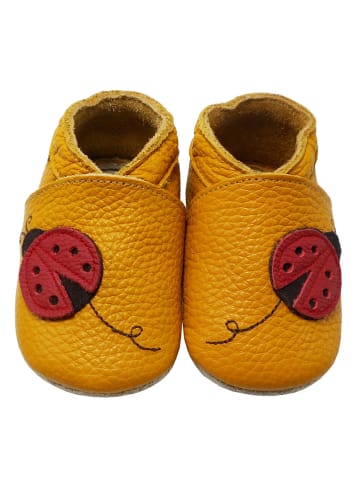 Yihakids Baby Krabbelschuhe aus Leder, weiche Lauflernschuhe mit rutschfester Sohle
