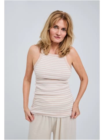 Seamless Basic Top Silky Daze in Rosie Beige - Off-white