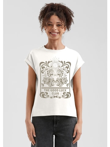 QS T-Shirt in 02D0_ecru