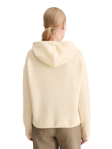 Marc O'Polo Strick-Hoodie regular in Raw Cream