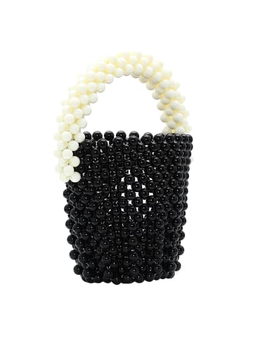 DreiMaster Klassik Women Handbag in Schwarz Wollweiss