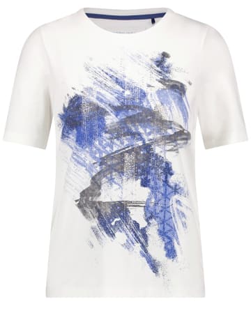 Gerry Weber T-Shirt mit abstraktem Frontprint in Weiß