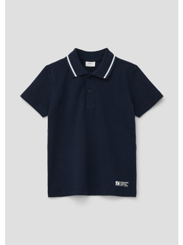 s.Oliver Polo-Shirt kurzarm in Blau