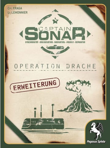 Pegasus Spiele Captain Sonar: Operation Drache [2. Erweiterung]