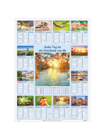 Kawohl Kalender - Jeder Tag ist ein Geschenk von dir 2026